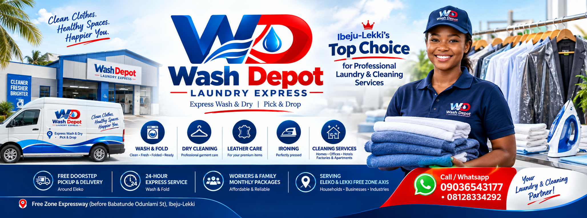 Wash Depot Brand Cover